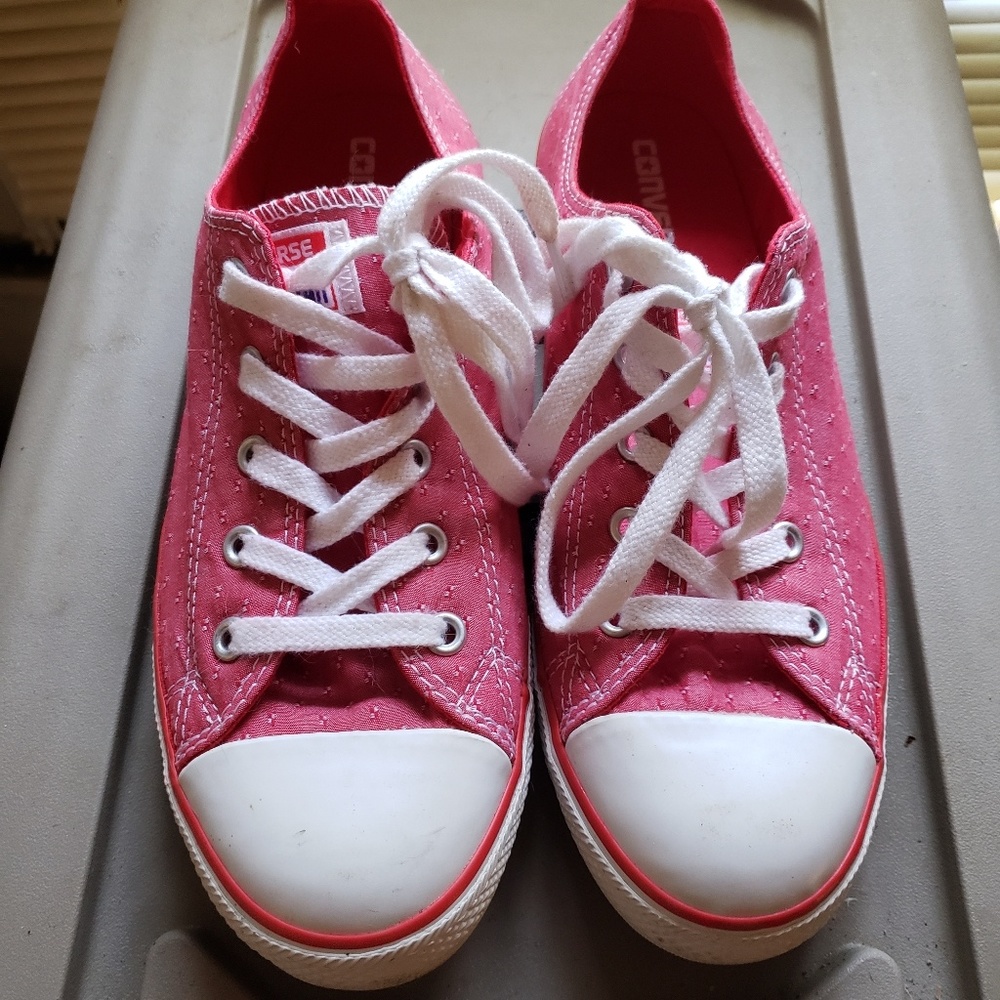 Red Converse All Star Low top Shoes
